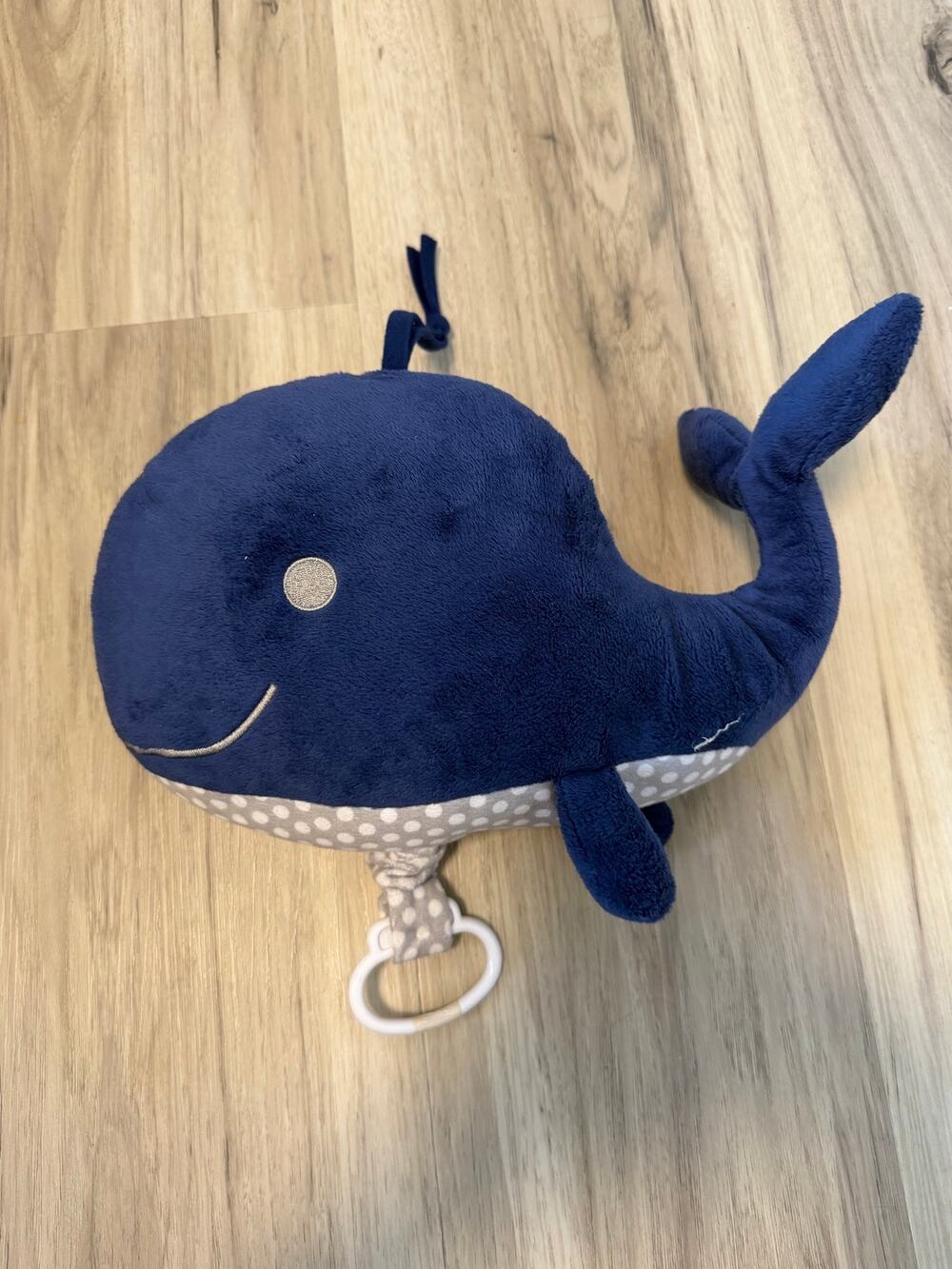 Circo Target Whale Plush Crib Musical Pull String Baby Toy Plush Stroller Toy